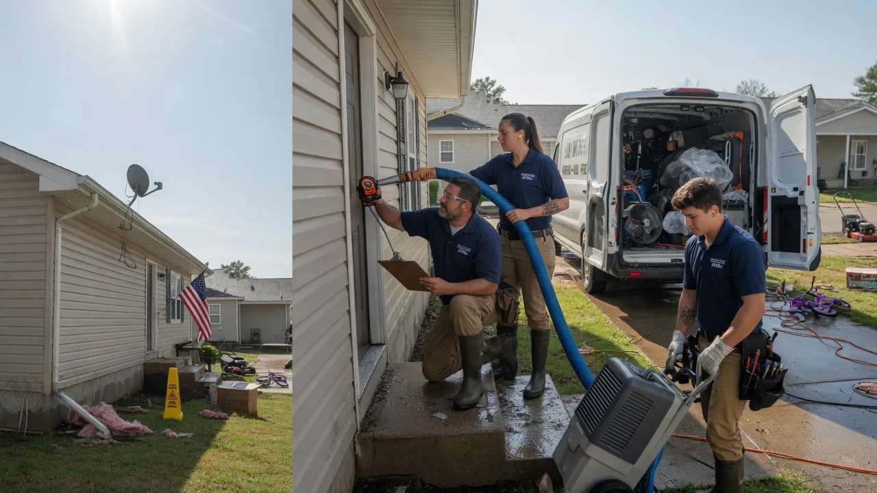Ceiling Water Damage Restoration in Potts Camp, MS near me